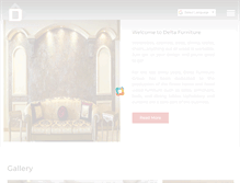 Tablet Screenshot of delta-furniture.com